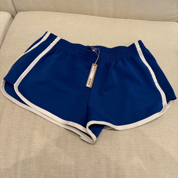 SKIMS Track Shorts Dolphin Track Shorts Cobalt S NWT NEW - Picture 5 of 7